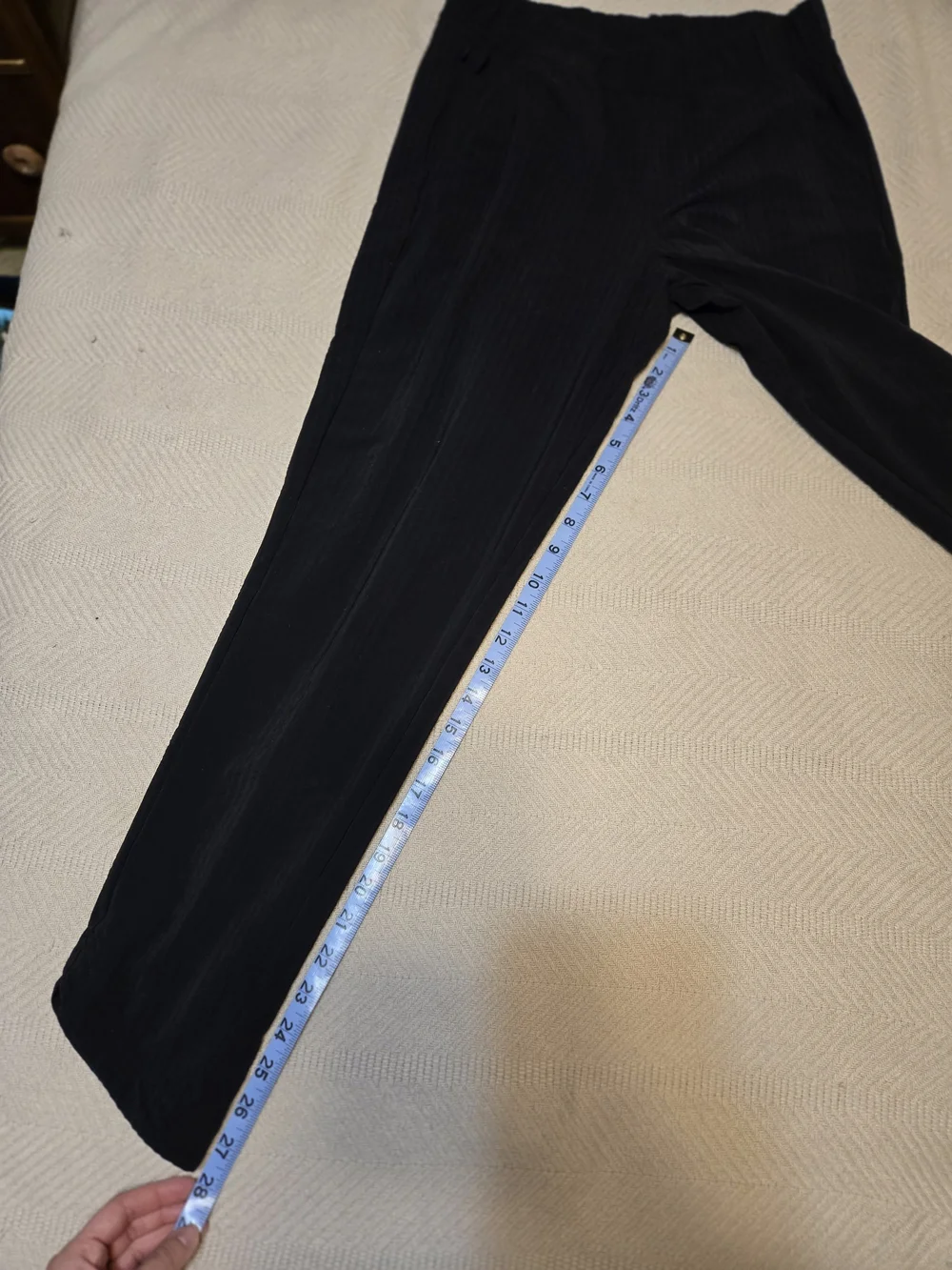 Titlenine Black Seersucker Casual Upf Pant